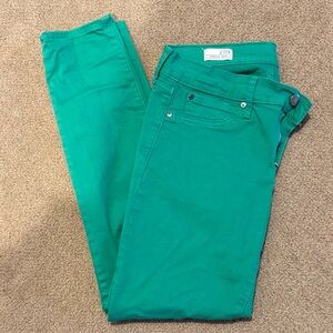 GAP Women’s Emerald Green Skinny Jeans